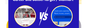 career site battle: target vs walmart